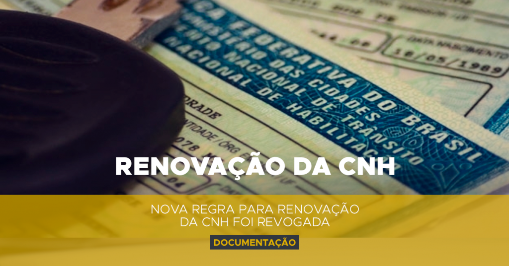 Processo de renovação da CNH